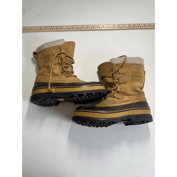 Sorel Caribou Stack Waterproof Men's Snow Boots Size 8 - Picture 1 of 6